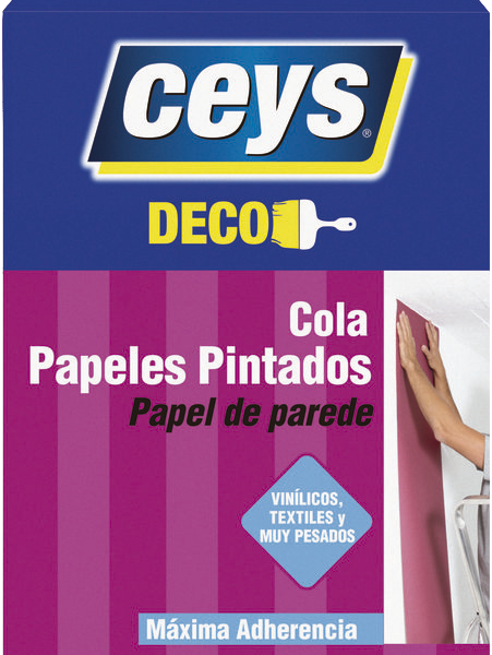 Decorceys cola para papeles pintados vinílicos, textiles y muy pesados Ceys