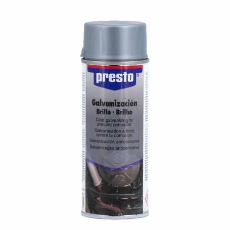 Spray galvanizado brillo Presto