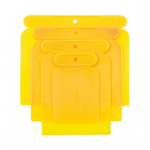 Juego de espátulas de carrocero de plástico
