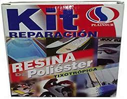 Kit de resina de poliéster con peróxido y fibra