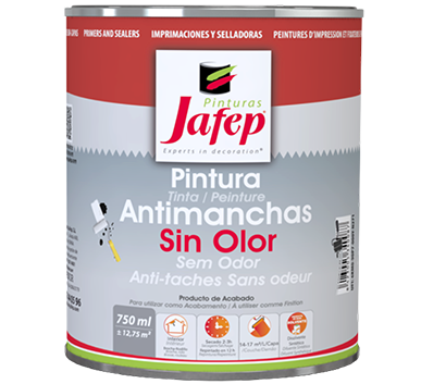 Pintura antimanchas sin olor Jafep