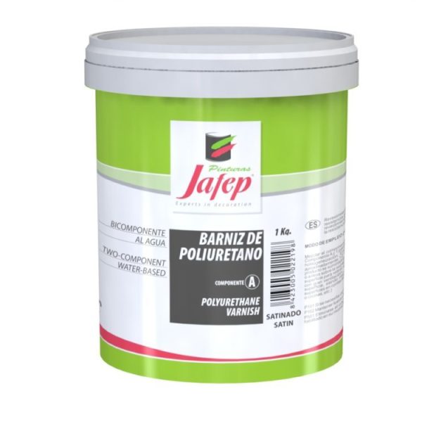 Barniz de poliuretano al agua de 2 componentes Jafep