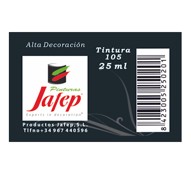 Tintura para alta decoración Jafep
